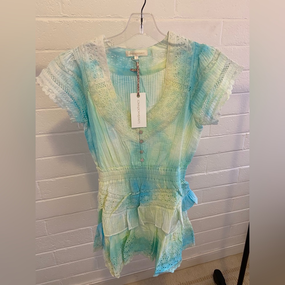LoveShackFancy - Tie Dye Mini Dress